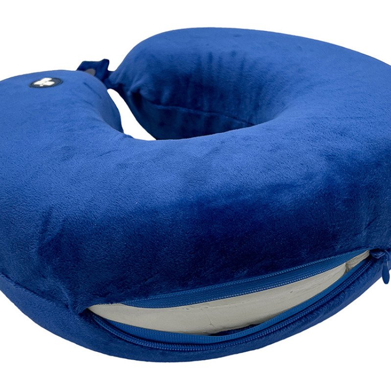 Подушка для путешествий с эффектом памяти Мемо "Drowsy" Royal Blue