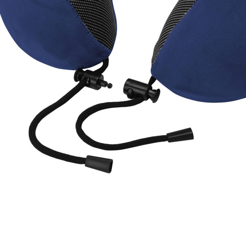 Подушка Dream с эффектом памяти, с кармашком, синий