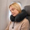 Подушка Dream с эффектом памяти, с кармашком, черный