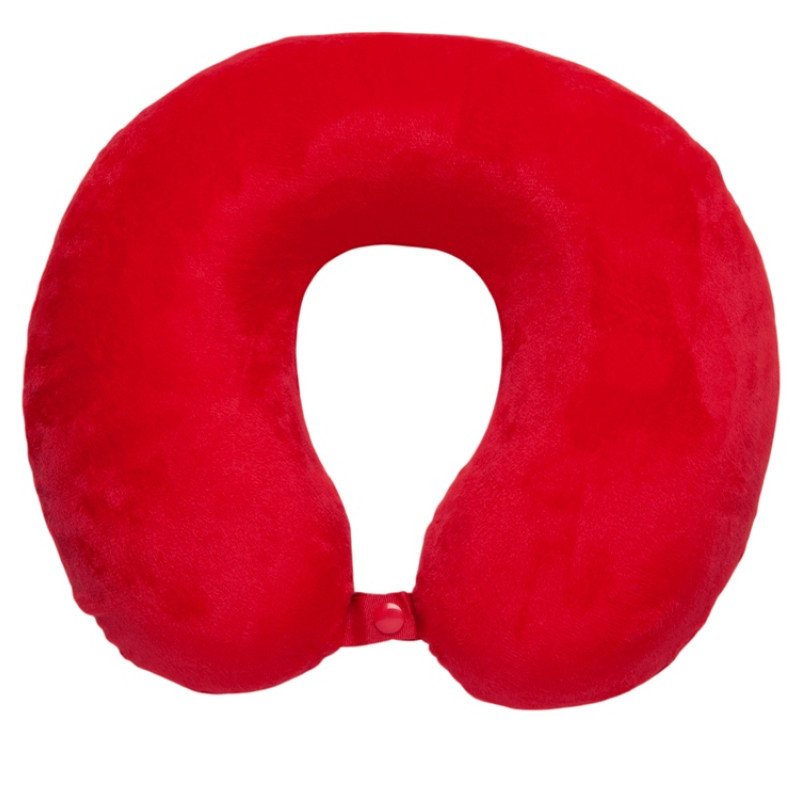 Подушка Basic из микрофибры с эффектом памяти U-shape, красный NEW