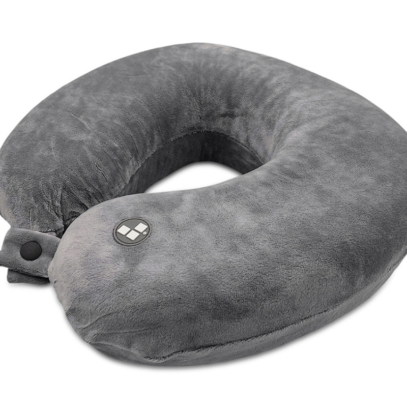 Подушка для путешествий с эффектом памяти Мемо "Drowsy" Grey