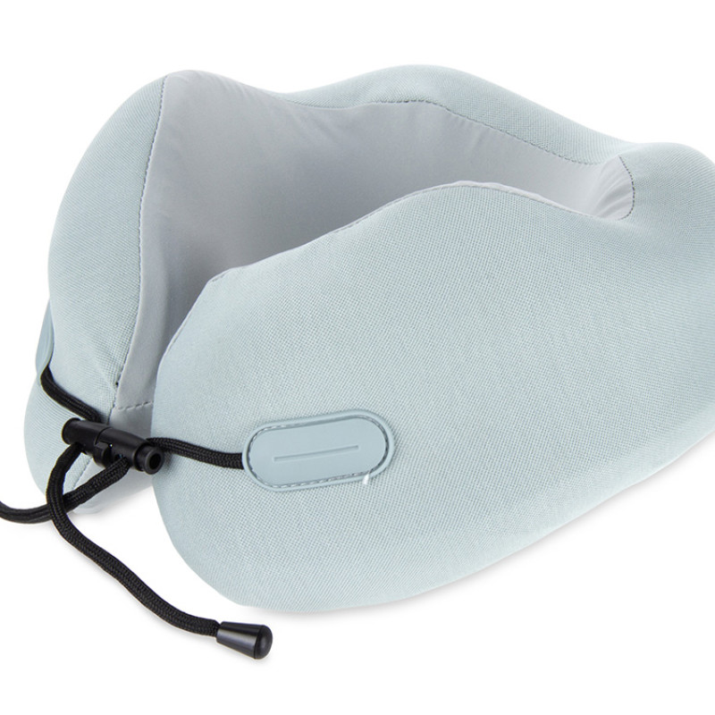 Подушка для путешествий с эффектом памяти Memo "Pillow PRO" M/L English Blue