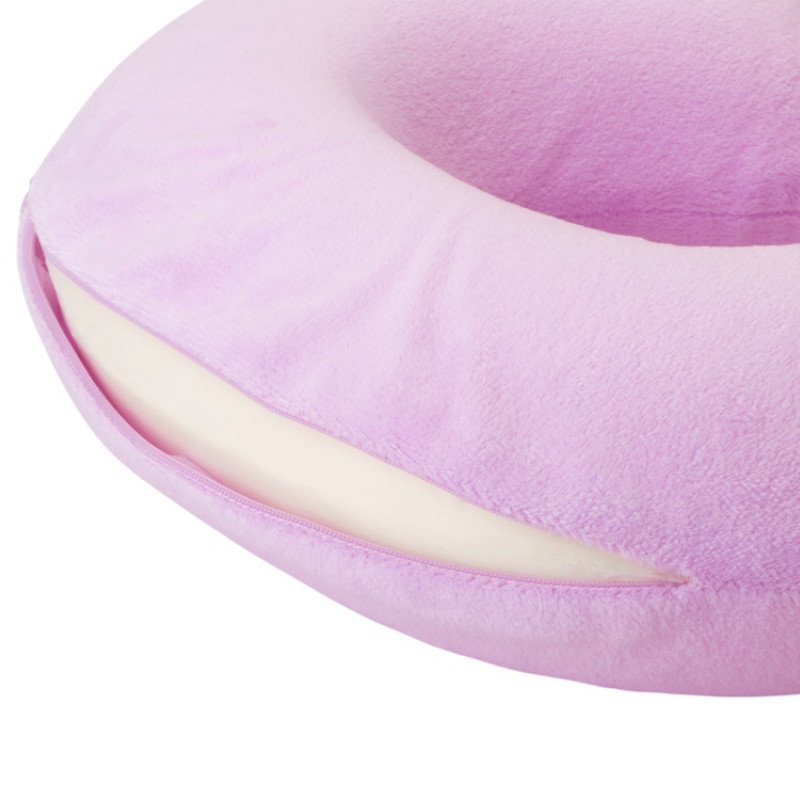 Подушка Basic из микрофибры с эффектом памяти U-shape, розовый NEW