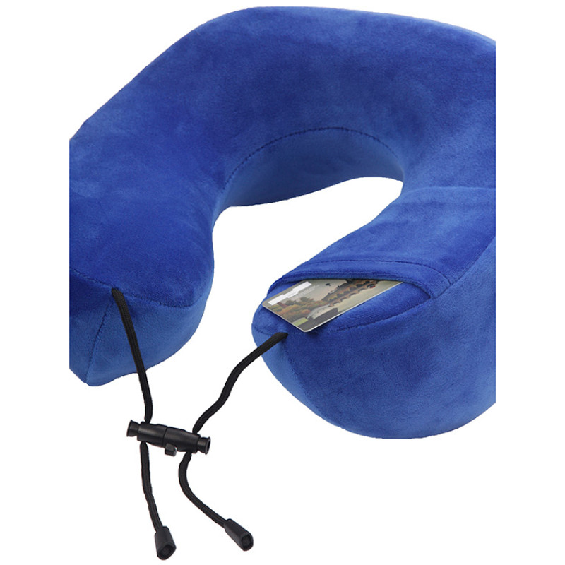 Подушка для путешествий с эффектом памяти Мемо "Bluewinder" Blue