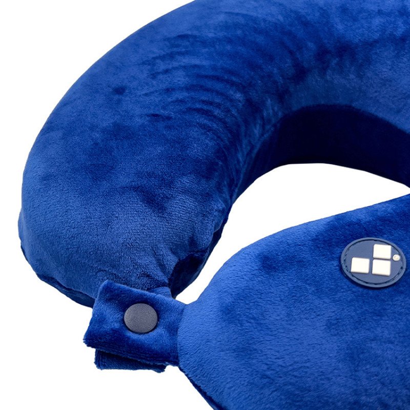 Подушка для путешествий с эффектом памяти Мемо "Drowsy" Royal Blue