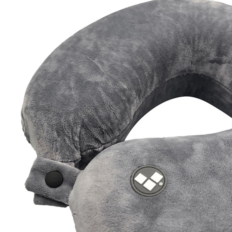Подушка для путешествий с эффектом памяти Мемо "Drowsy" Grey