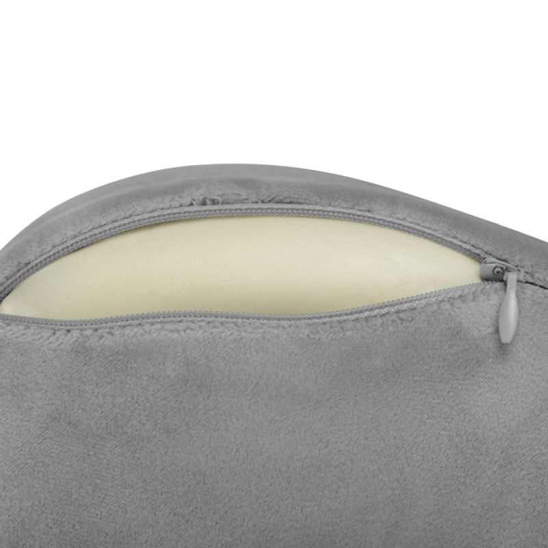 Подушка Dream с эффектом памяти, с кармашком, серый (P)