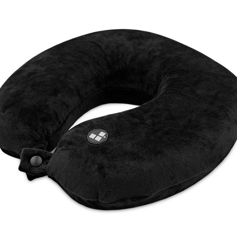 Подушка для путешествий с эффектом памяти Мемо "Drowsy" Black