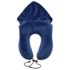 Подушка с эффектом памяти, с капюшоном "Dream Hood", синий