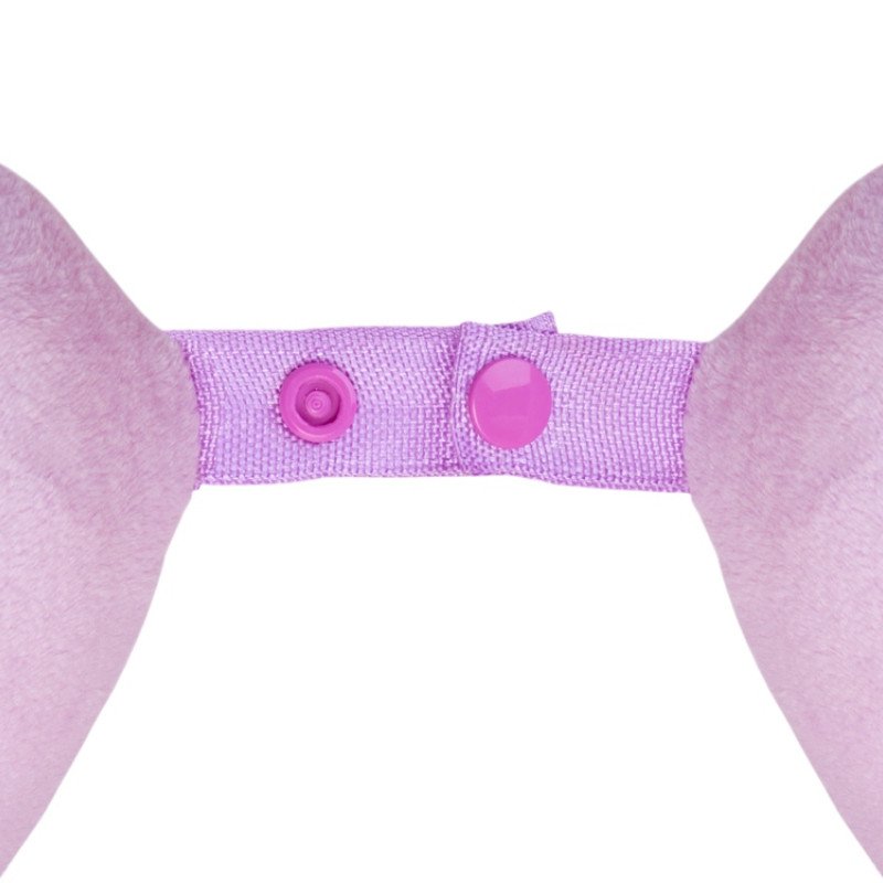 Подушка Basic из микрофибры с эффектом памяти U-shape, розовый NEW