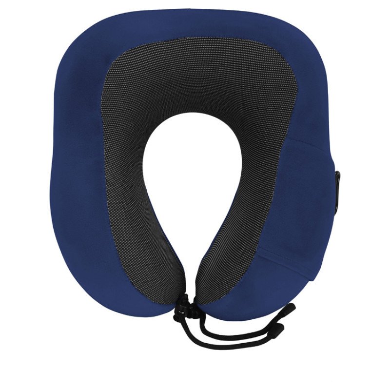 Подушка Dream с эффектом памяти, с кармашком, синий