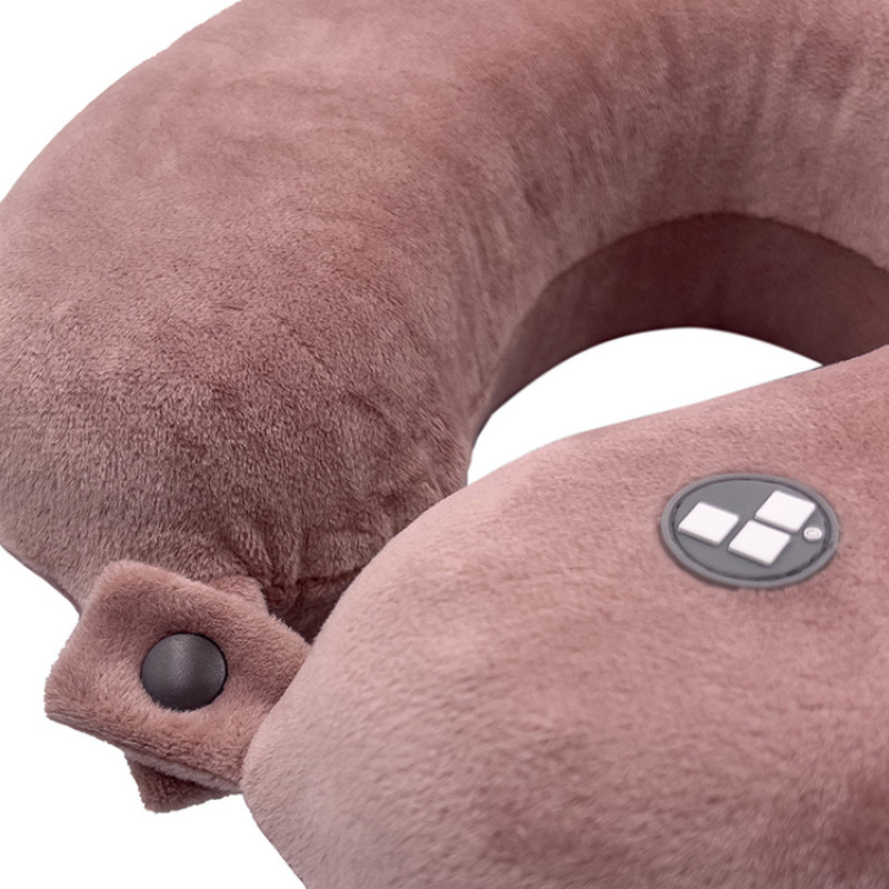 Подушка для путешествий с эффектом памяти Мемо "Drowsy" Cappuccino