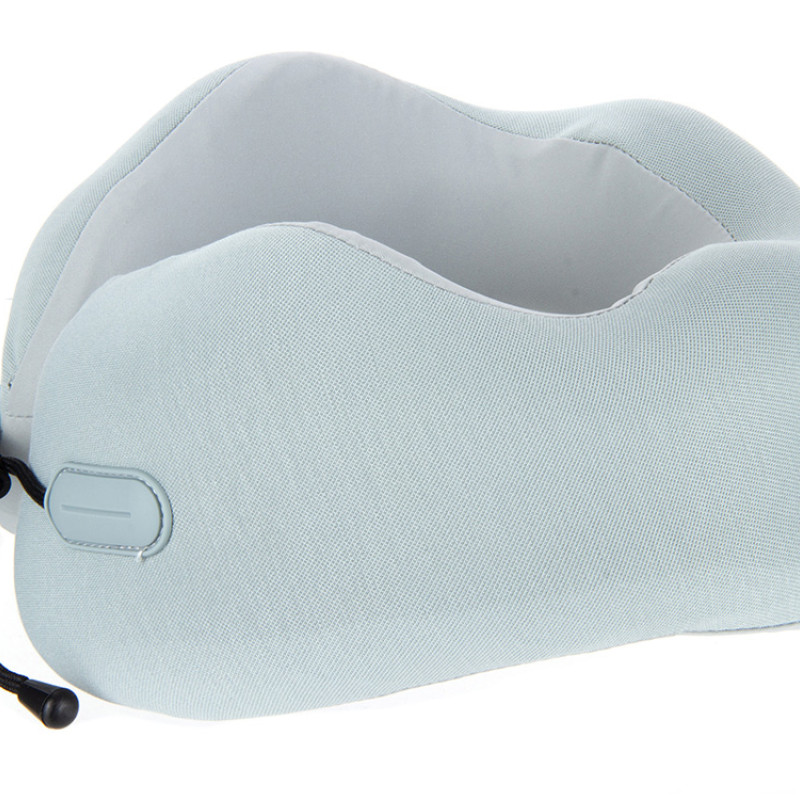 Подушка для путешествий с эффектом памяти Memo "Pillow PRO" M/L English Blue