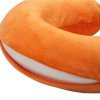 Подушка Basic из микрофибры с эффектом памяти U-shape, оранжевый NEW