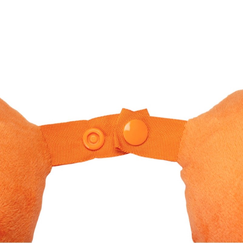 Подушка Basic из микрофибры с эффектом памяти U-shape, оранжевый NEW