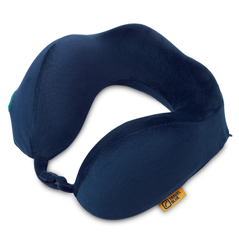 Подушка для путешествий массажная Travel Blue Massage Tranquility Pillow (217), цвет темно-синий