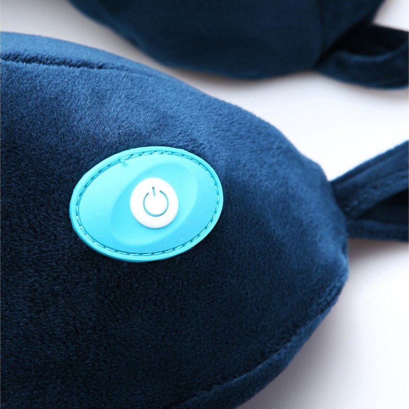 Подушка для путешествий со встроенным массажером "Massage Tranquility Pillow", синий Подушка для путешествий со встроенным массажером "Massage Tranquility Pillow", синий