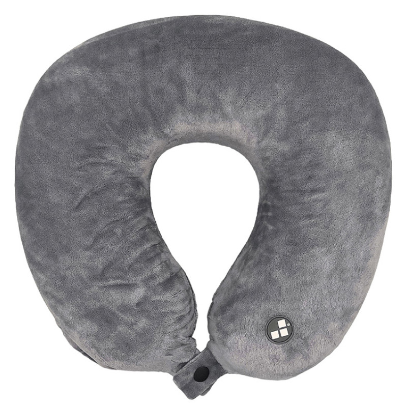 Подушка для путешествий с эффектом памяти Мемо "Drowsy" Grey