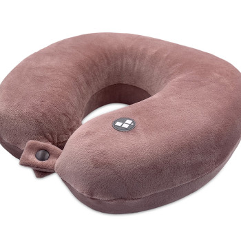 Подушка для путешествий с эффектом памяти Мемо "Drowsy" Cappuccino