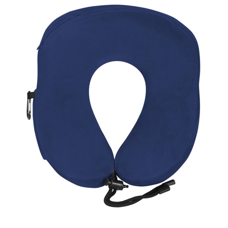 Подушка Dream с эффектом памяти, с кармашком, синий