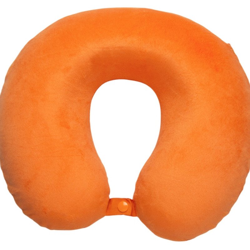 Подушка Basic из микрофибры с эффектом памяти U-shape, оранжевый NEW