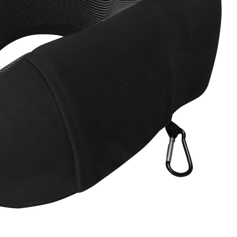 Подушка Dream с эффектом памяти, с кармашком, черный