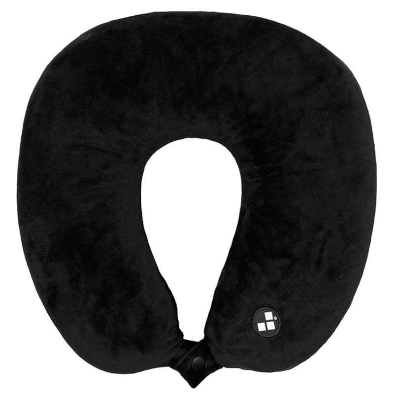 Подушка для путешествий с эффектом памяти Мемо "Drowsy" Black