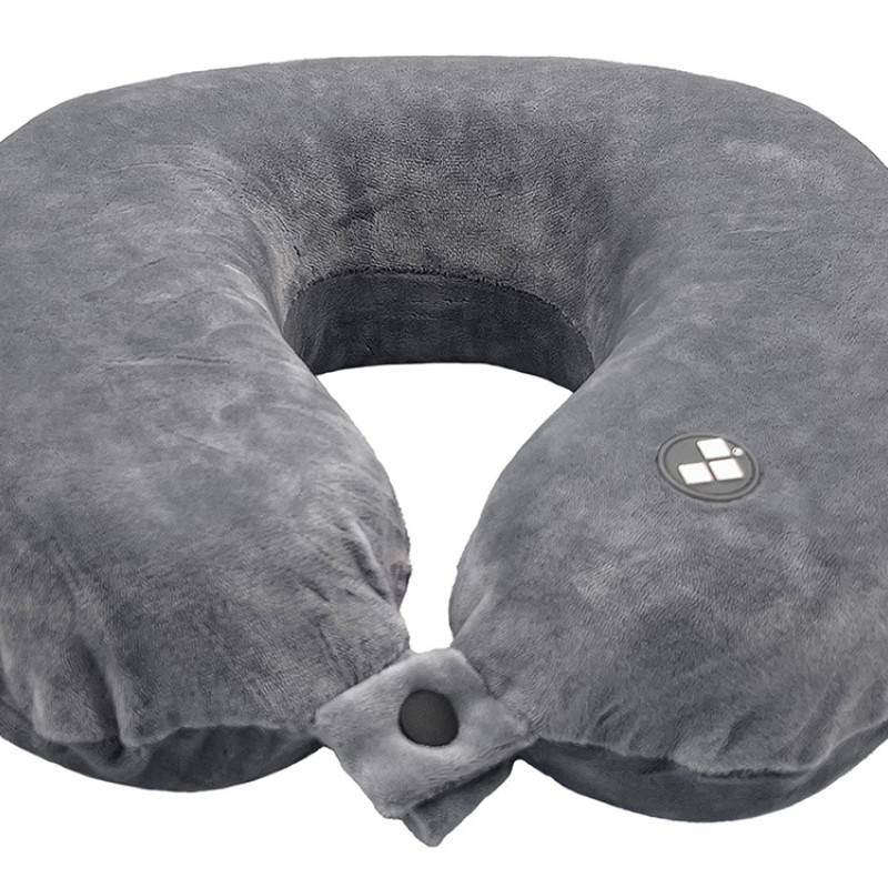 Подушка для путешествий с эффектом памяти Мемо "Drowsy" Grey