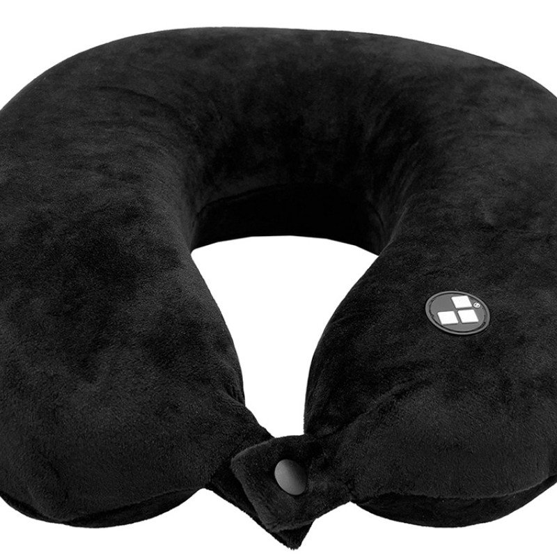 Подушка для путешествий с эффектом памяти Мемо "Drowsy" Black