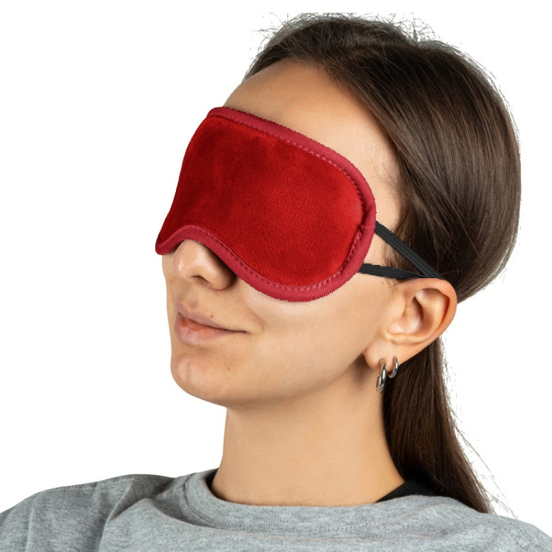 Маска для глаз Dream из полиэстер спандекс плюш, красный
