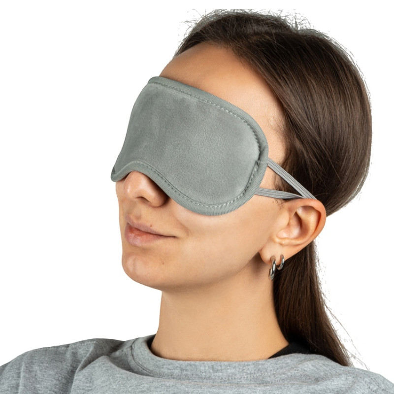 Маска для глаз Dream из полиэстер спандекс плюш, серый