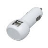 Автомобильная зарядка CC-01, 2 USB порта, белый цвет.