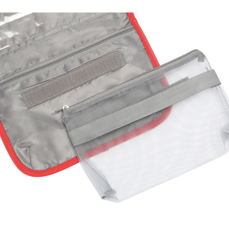 Несессер для путешествий со съемной косметичкой "Flat", красный