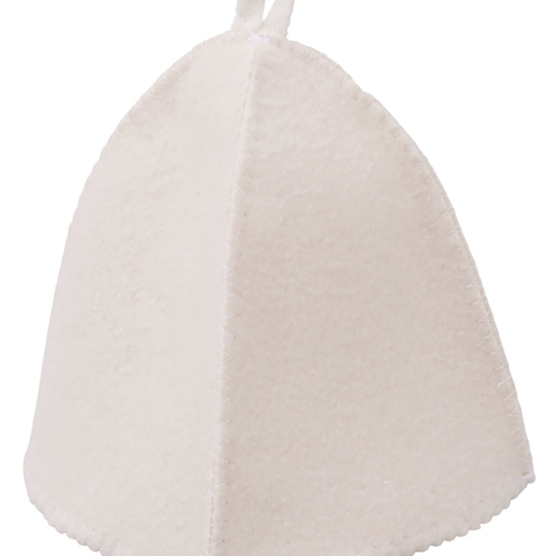 Шапка для бани и сауны "Healing", белая