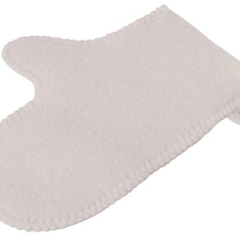 Рукавица для бани и сауны "Healing", белый