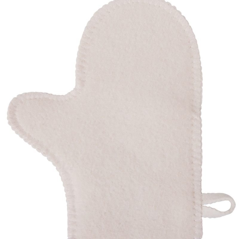 Рукавица для бани и сауны "Healing", белый