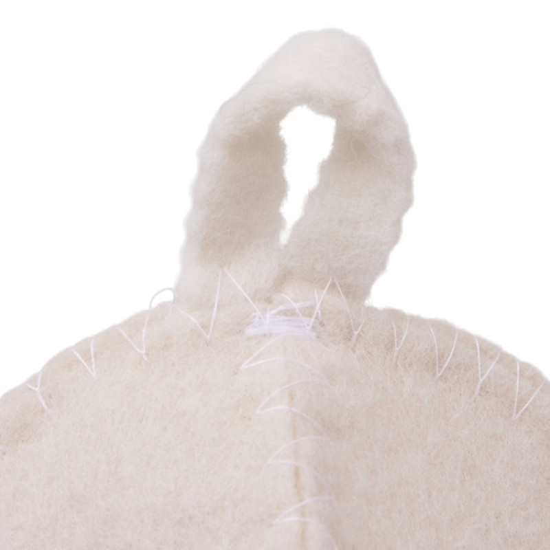 Шапка для бани и сауны "Healing", белая