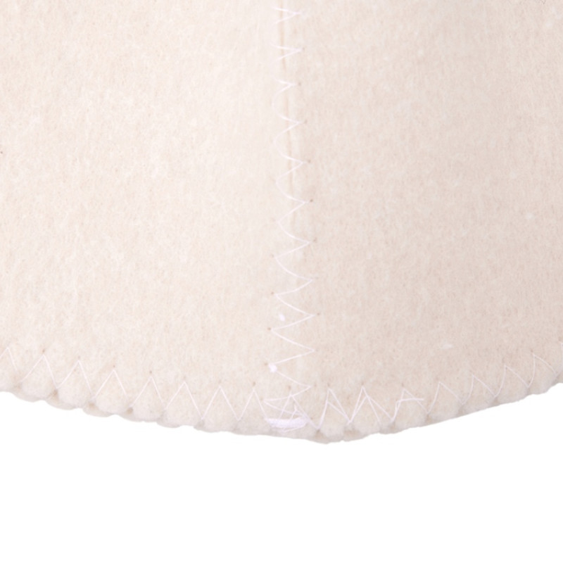 Шапка для бани и сауны "Healing", белая