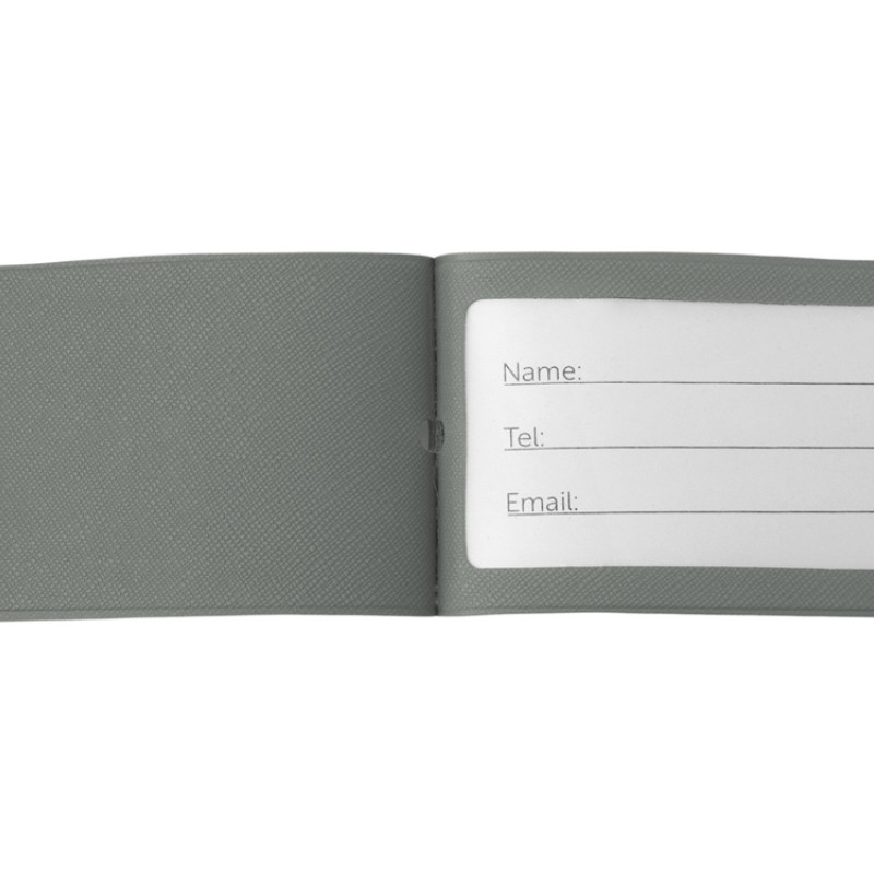 Багажная бирка «Favor» на силиконовой петле, серый Багажная бирка «Favor» на силиконовой петле, серый