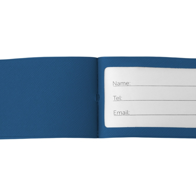 Багажная бирка «Favor» на силиконовой петле, синий