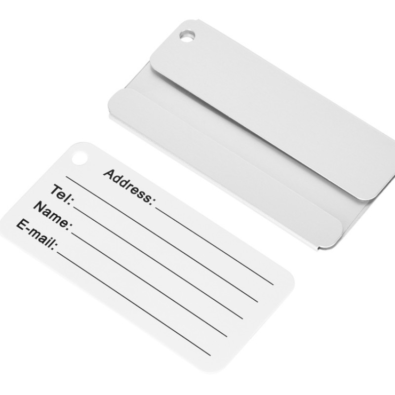 Бирка для багажа "Travel", серебристый