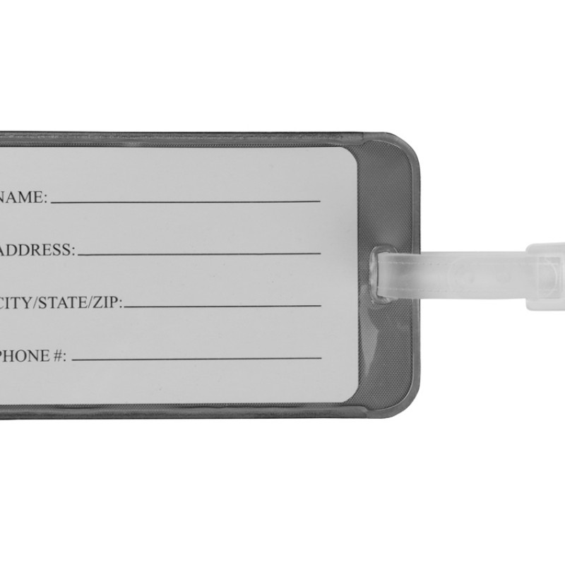 Бирка для багажа "Voyage" 2.0, черный