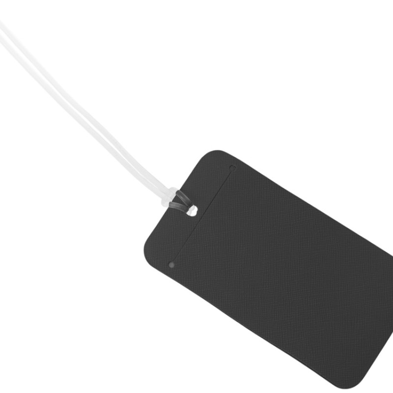 Багажная бирка «Favor» на силиконовой петле, черный