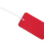 Багажная бирка «Favor» на силиконовой петле, красный