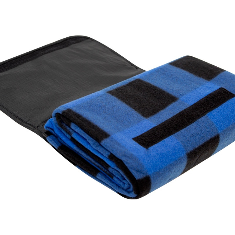 Плед для пикника Recreation, синий/черный