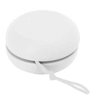 Деревянное йо-йо ROSKO с белым шнуром длиной 75 см, белый