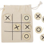 Деревянные крестики нолики в мешочке "XO"
