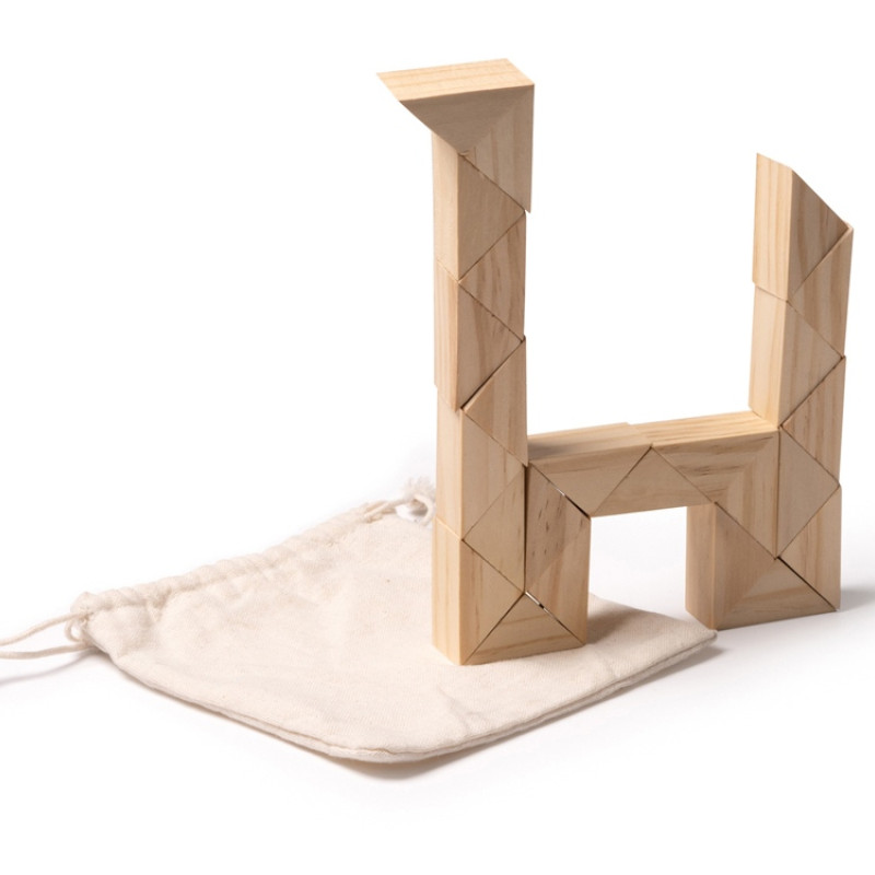 Деревянный пазл-головоломка NOKIT из 24 частей. Деревянный пазл-головоломка NOKIT из 24 частей.