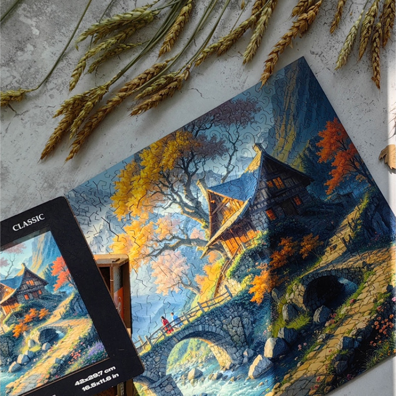 Деревянный пазл "Wonderhouse"