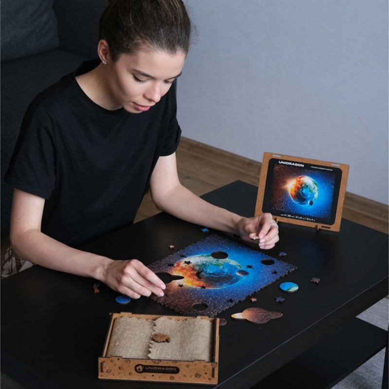 Деревянный пазл "Earth"